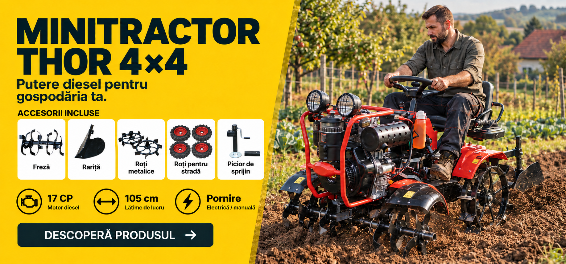 Minitractor 4x4