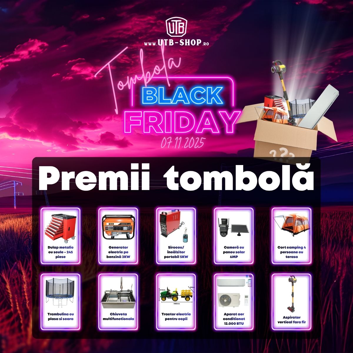 Tombola Black Friday 2025