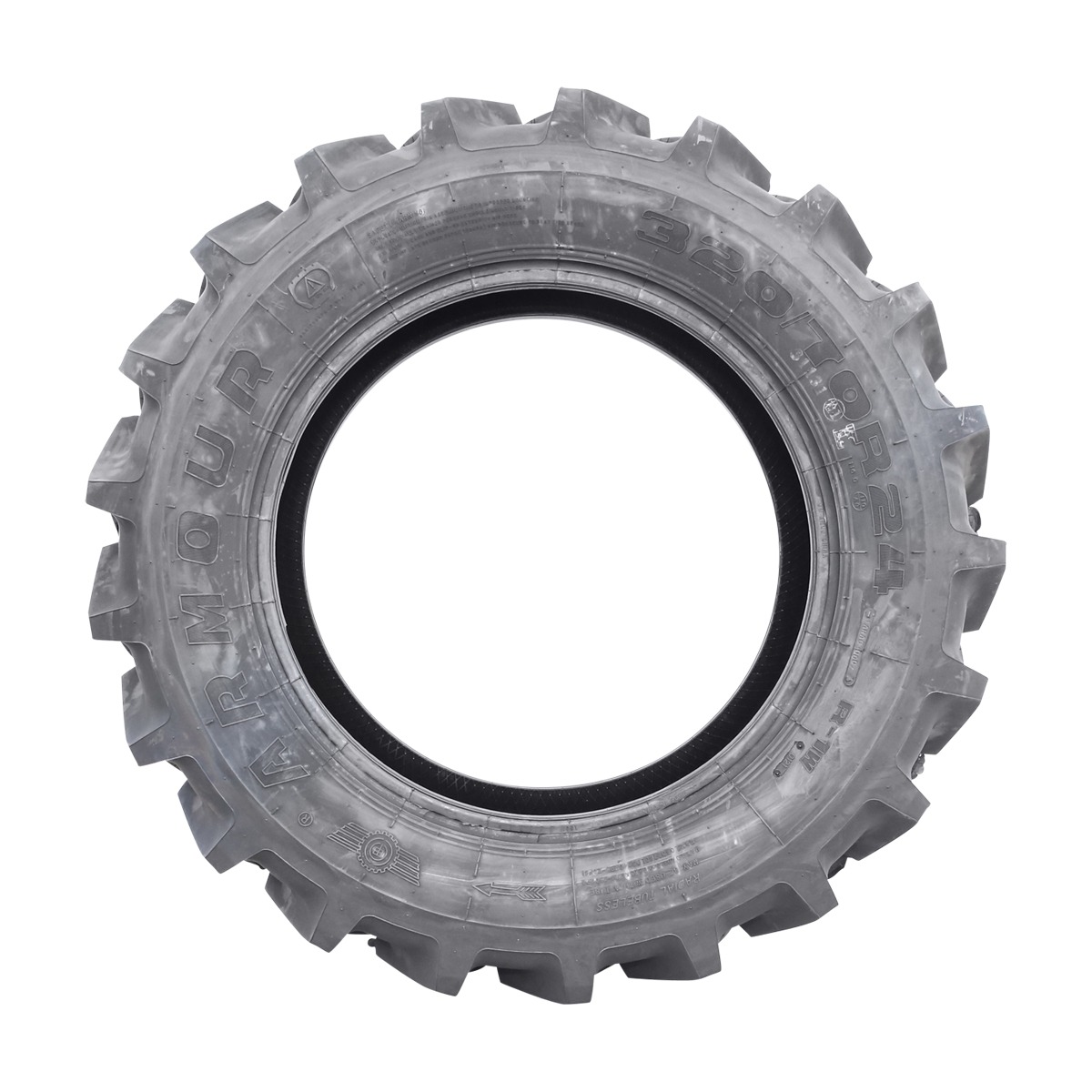 Anvelopa agricola radial tubeless 320/70R24 cu crampon V, profil R1-W – imagine 3