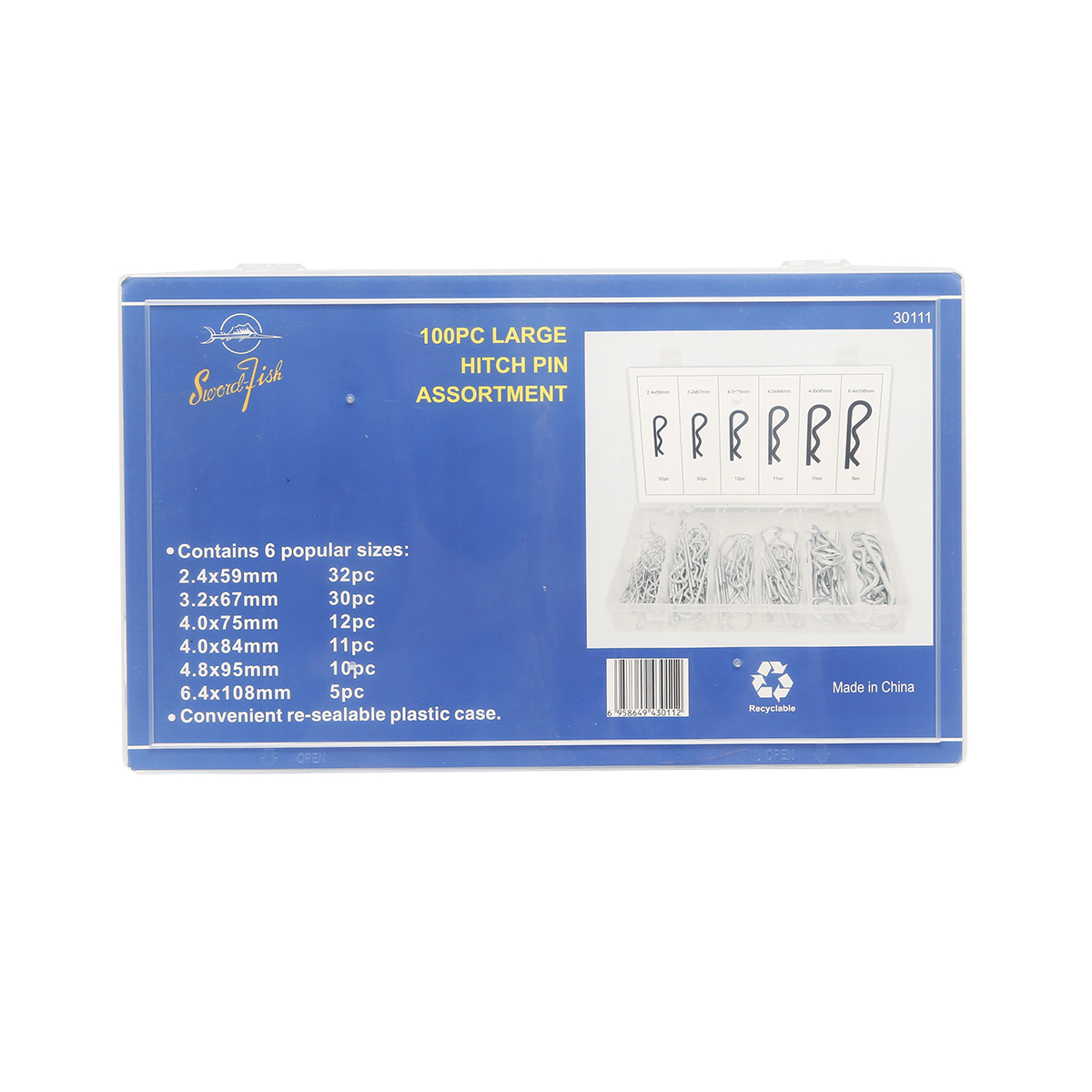 Trusa agrafe de siguranta 100 bucati – imagine 3