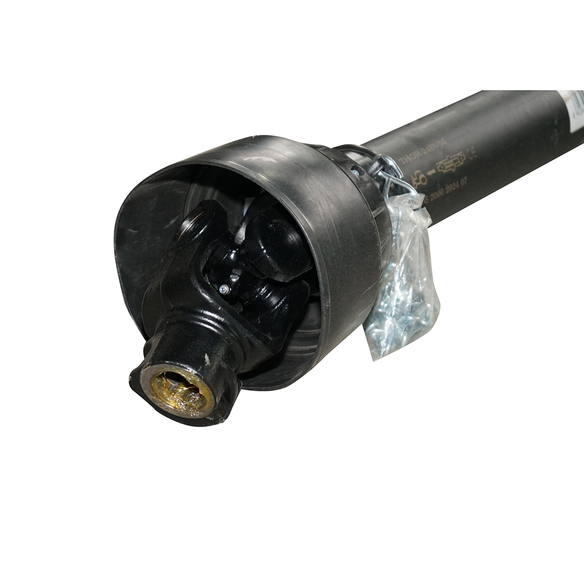 Cardan 2000 mm T5 cu ambreiaj compus din 2 discuri cruce 30,2x80 (teava triunghiulara) 1 3/8 Z=6 – imagine 4