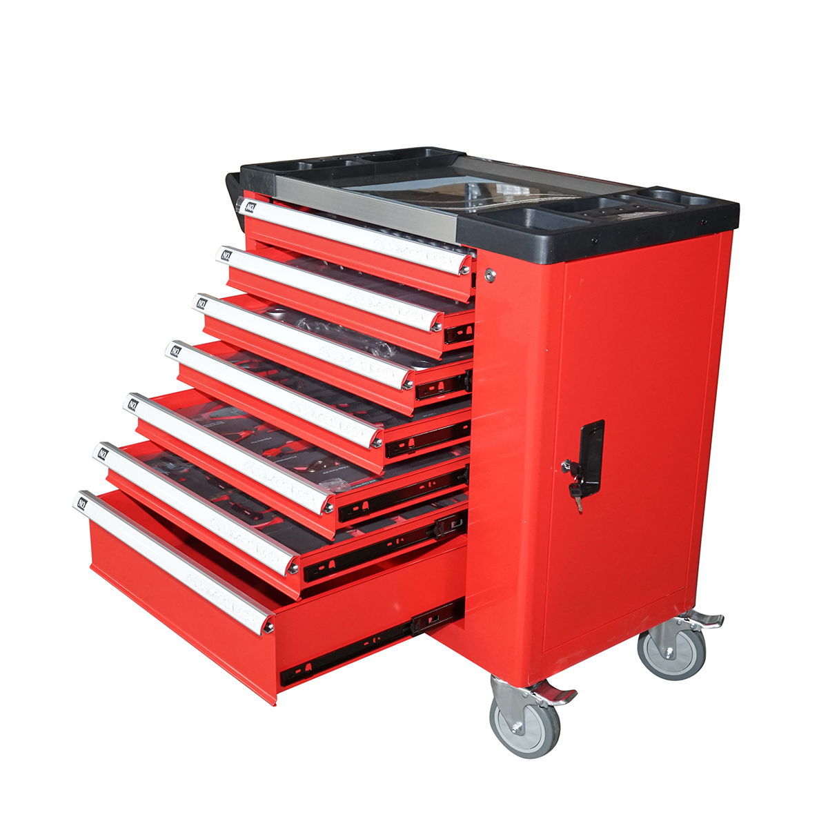 Dulap carucior metalic cu scule 7 sertare 245 piese Breckner Germany