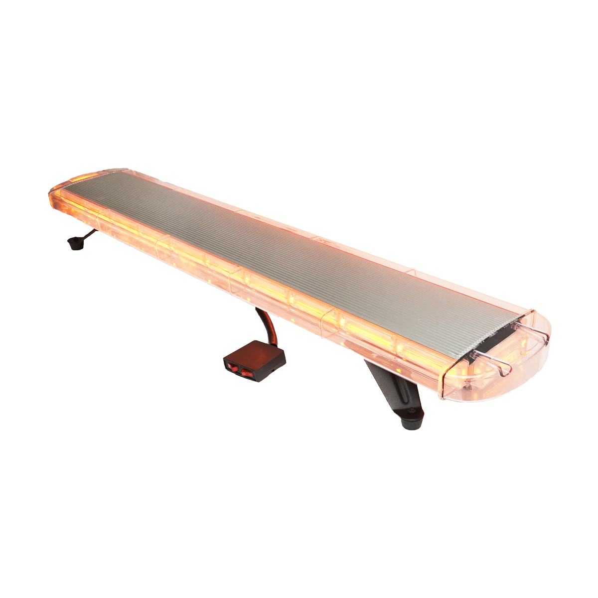 Rampa luminoasa girofar 12V cu 22 module lumina galbena 1180x210x64mm Breckner Germany
