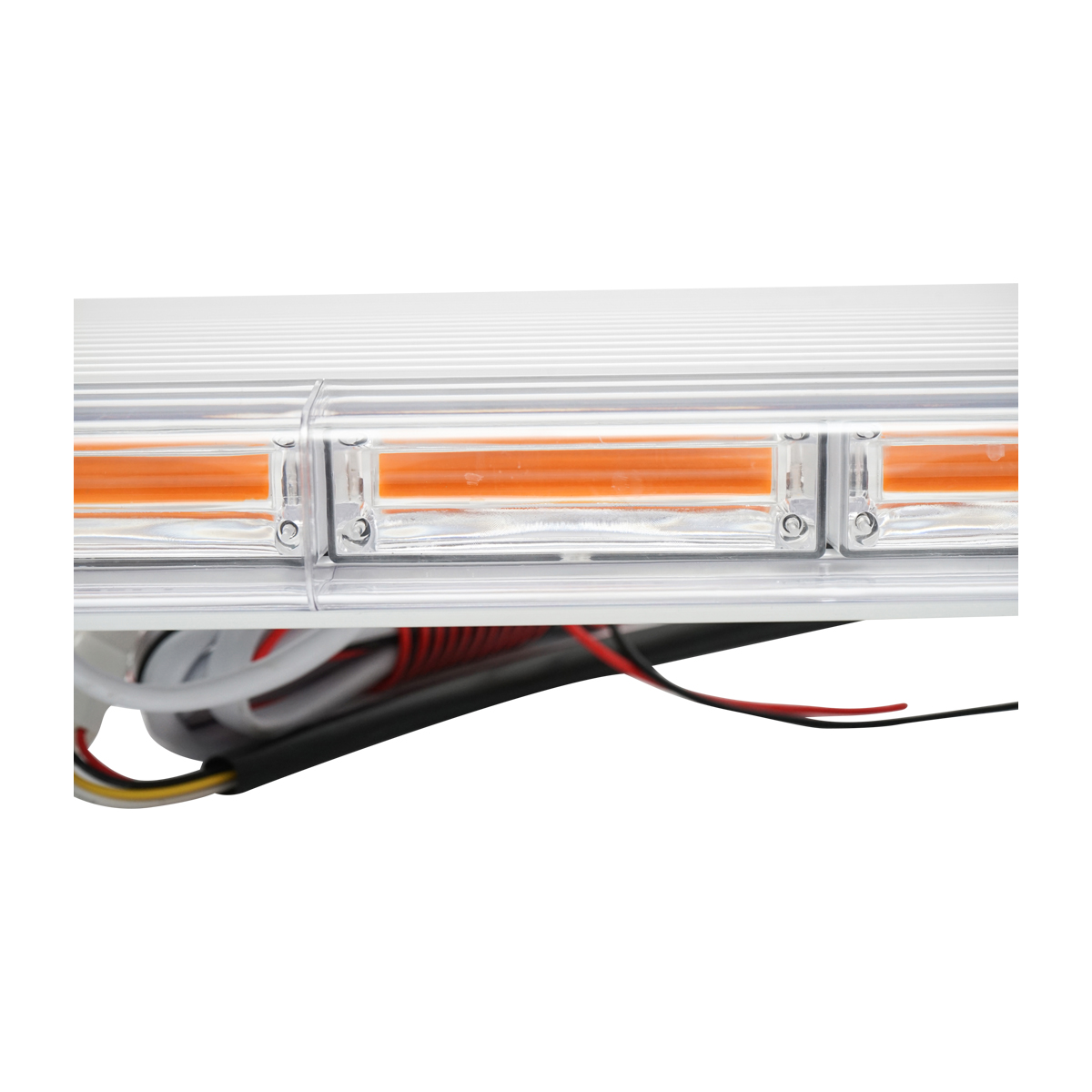 Rampa luminoasa girofar 12V cu 22 module lumina galbena 1180x210x64mm Breckner Germany – imagine 7