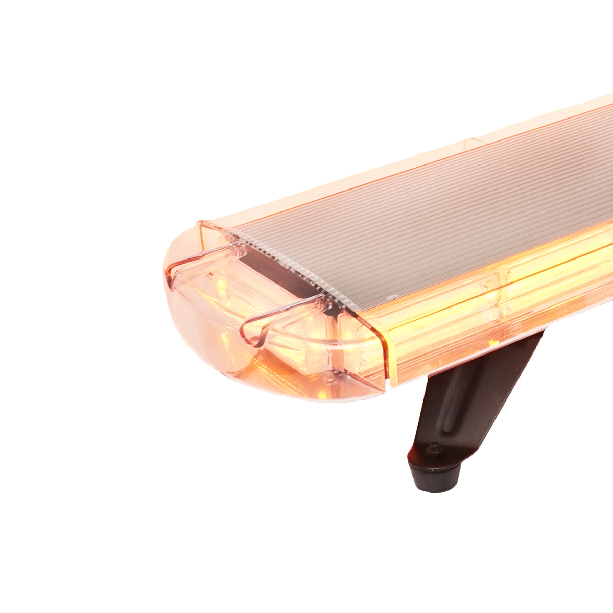 Rampa luminoasa girofar 12V cu 22 module lumina galbena si sonor integrat 1180x210x68mm Breckner Germany – imagine 4