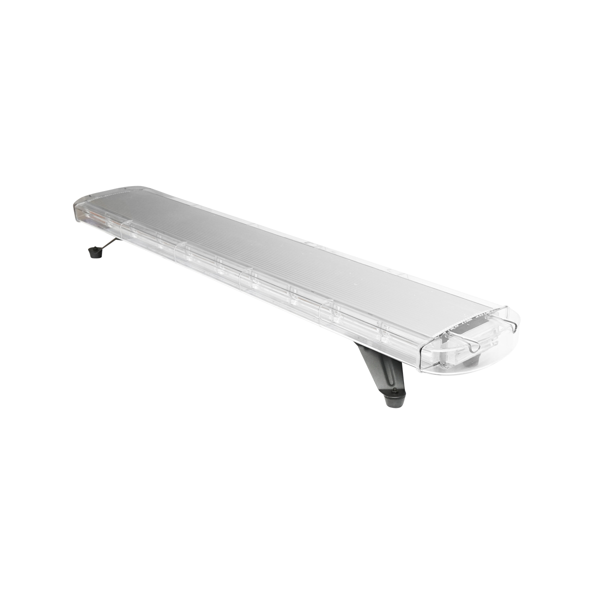 Rampa luminoasa girofar 12V cu 22 module lumina galbena si sonor integrat 1180x210x68mm Breckner Germany – imagine 6