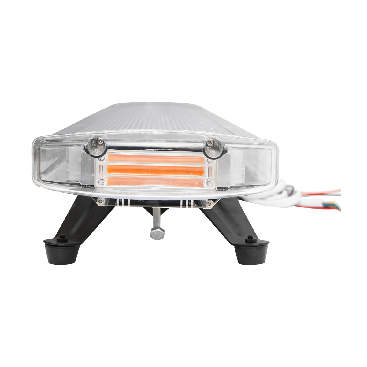 Rampa luminoasa girofar 12V cu 22 module lumina galbena si sonor integrat 1180x210x68mm Breckner Germany – imagine 7
