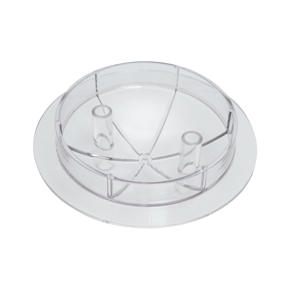 Capac transparent cu 2 iesiri bidon 30L pentru aparat de muls vaci Breckner Germany – imagine 2