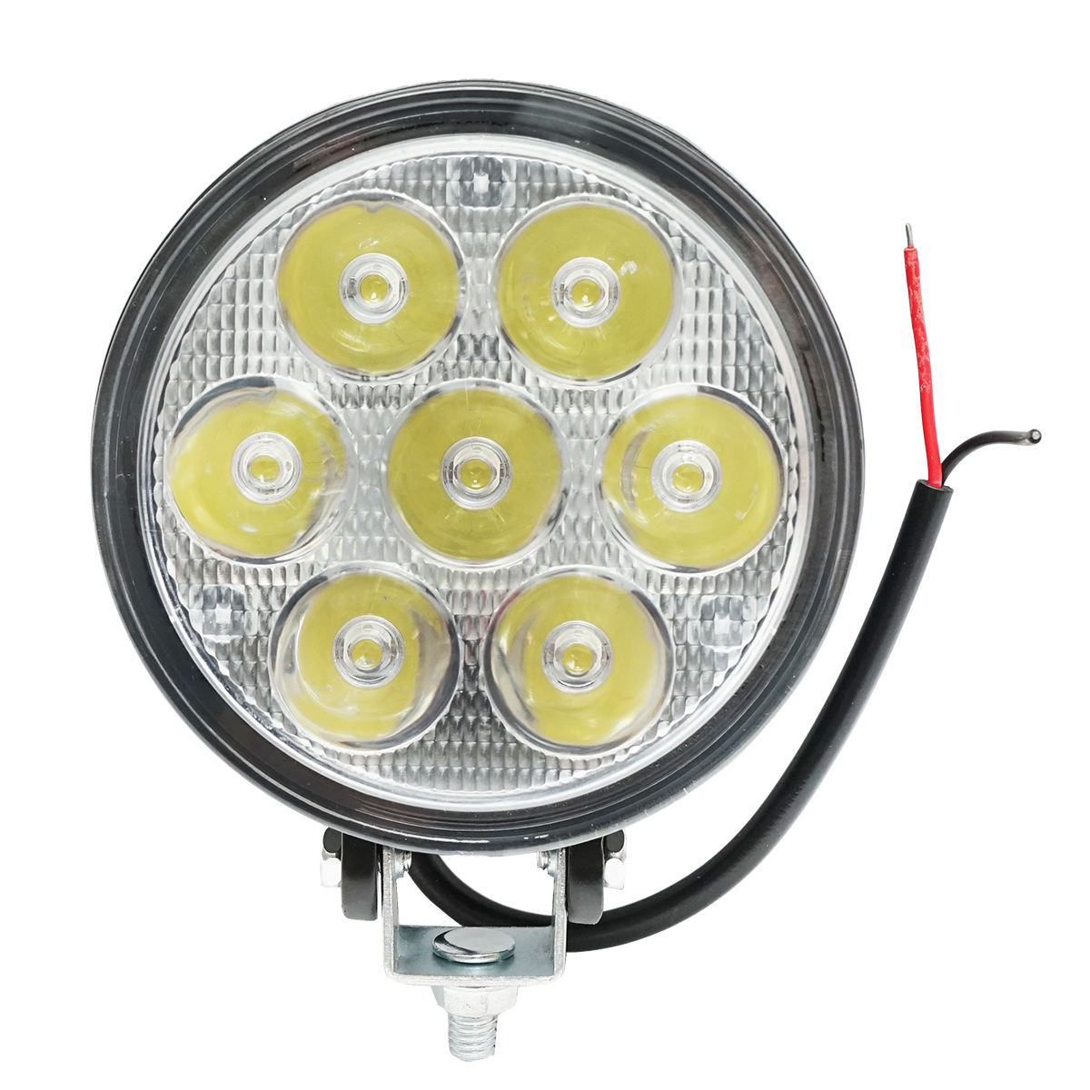 Lampa cu 7 LED-uri 10-30V 21W unghi radiere 30 de grade tip spot 110x110x60mm IP67 6000K Breckner Germany