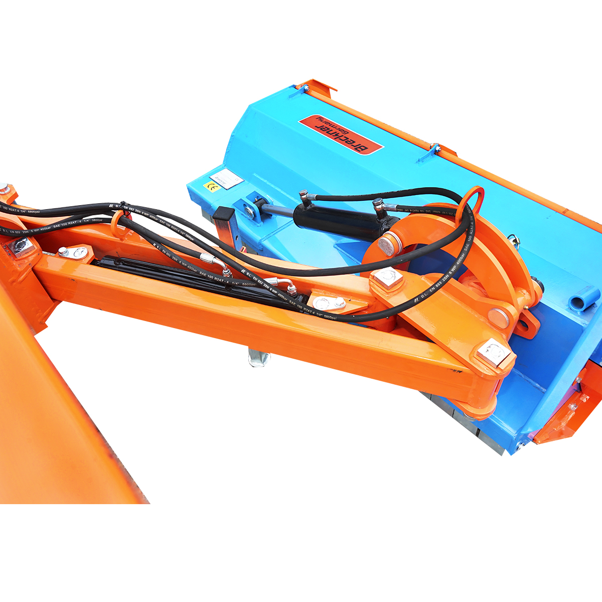 Tocatoare BCR140 cu prindere laterala, latime de lucru 1380mm potrivita pentru tractor 40-70CP 495Kg Breckner Germany – imagine 10
