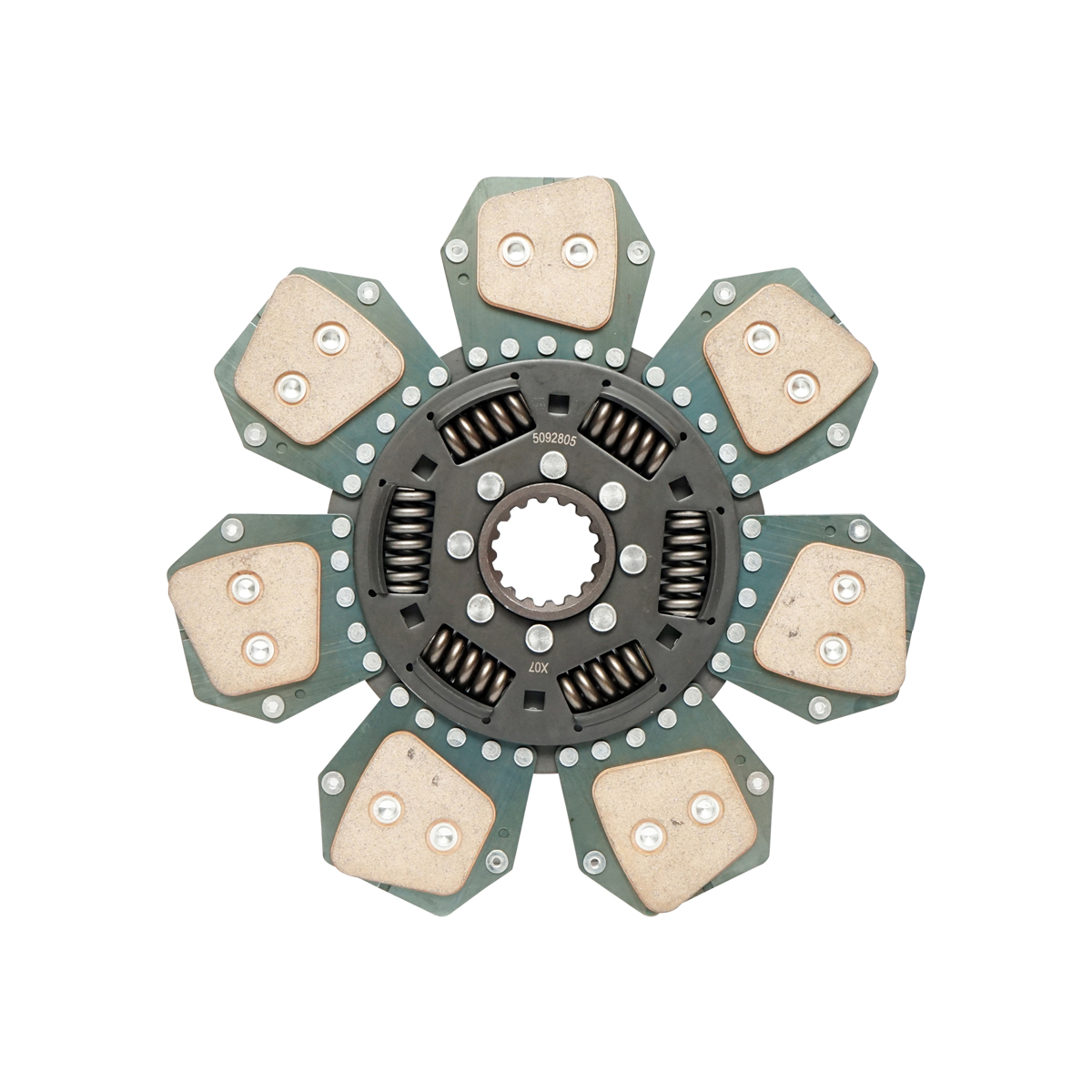 Disc ambreiaj diametru exterior 310mm, interior 1-40mm, interior 2-45mm, 16 caneluri pentru Fiat, New Holland OEM 5167936