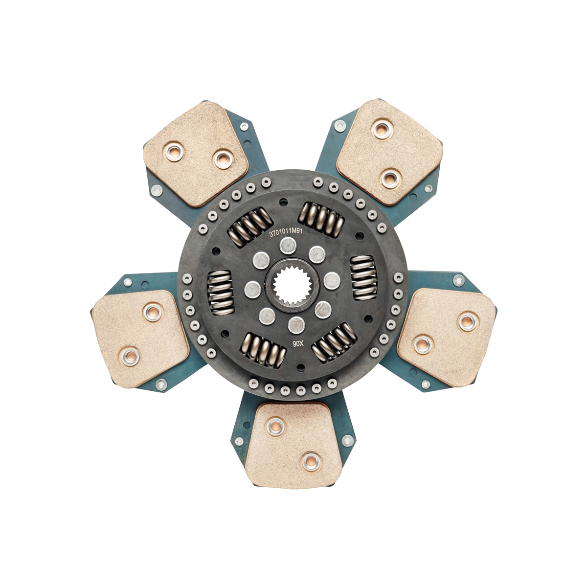 Disc ambreiaj diametru exterior 330mm, interior 1-25.4mm, interior 2-29.5mm, 21 caneluri pentru Massey Ferguson OEM 3613976M91