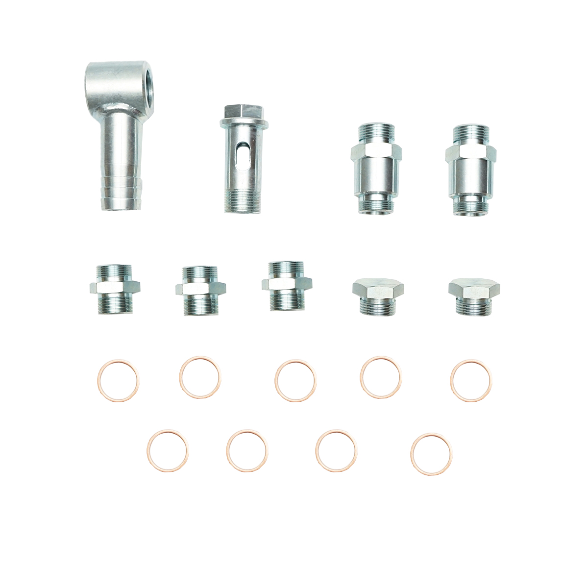 Set racorduri hidraulice pentru distribuitor tip nou Tractor Forestier CH70