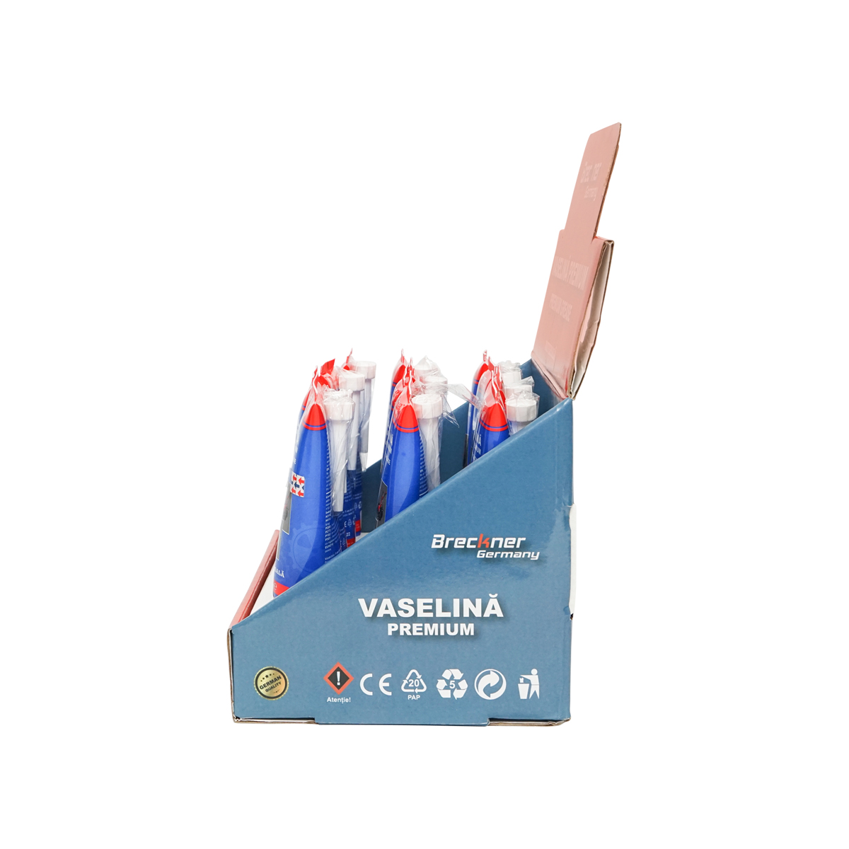 Set stand cu 12 tuburi 100g vaselina premium universala Breckner Germany – imagine 4