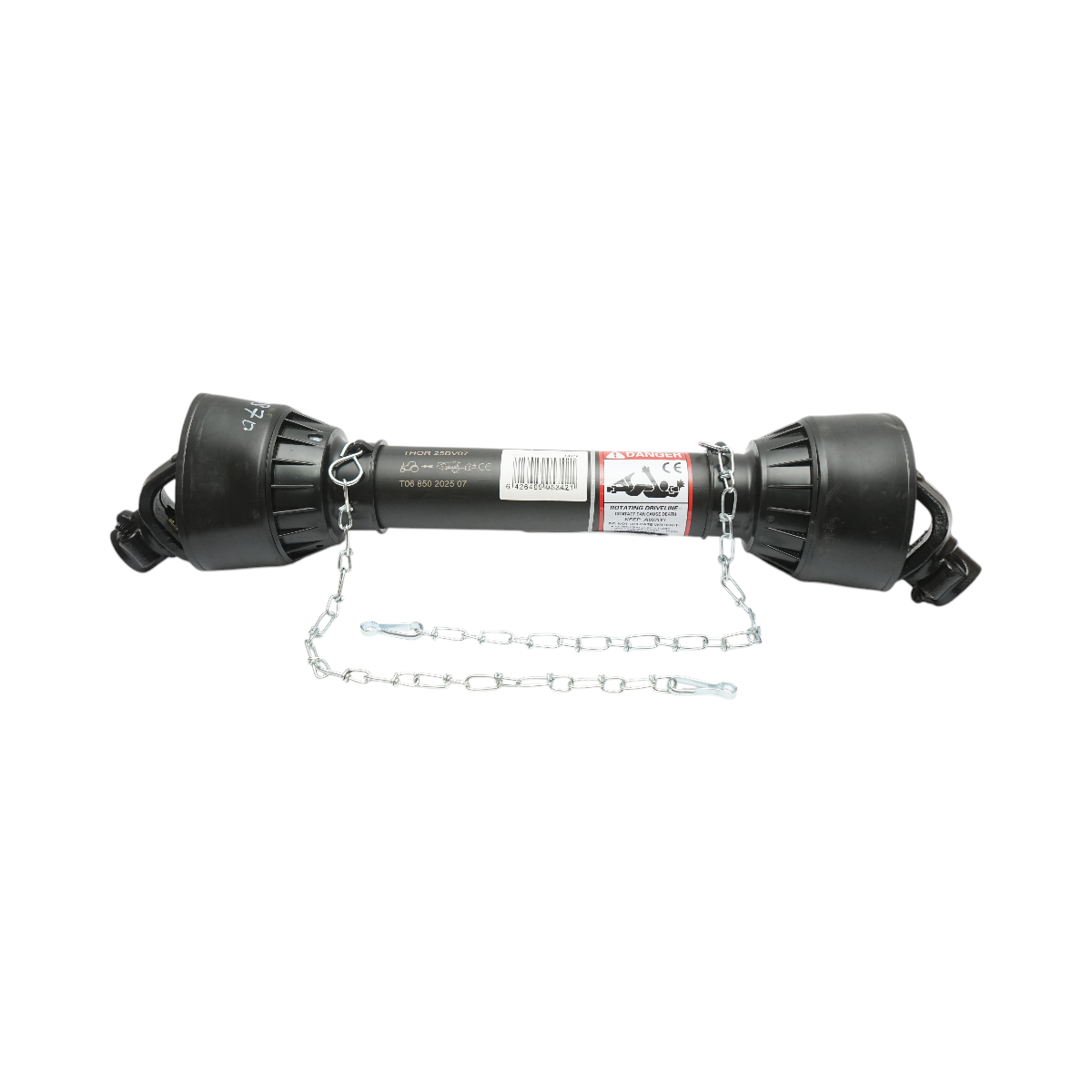 Cardan 850 mm T6 cruce 30,2x92 (teava triunghiulara) 1 3/8 Z=6 freza