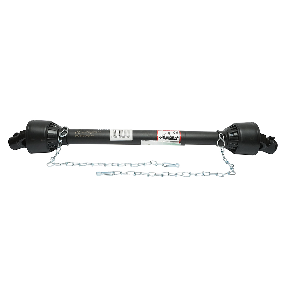 Cardan 850 mm T2 cruce 23,8x61,3 (teava triunghiulara) 1 3/8 Z=6