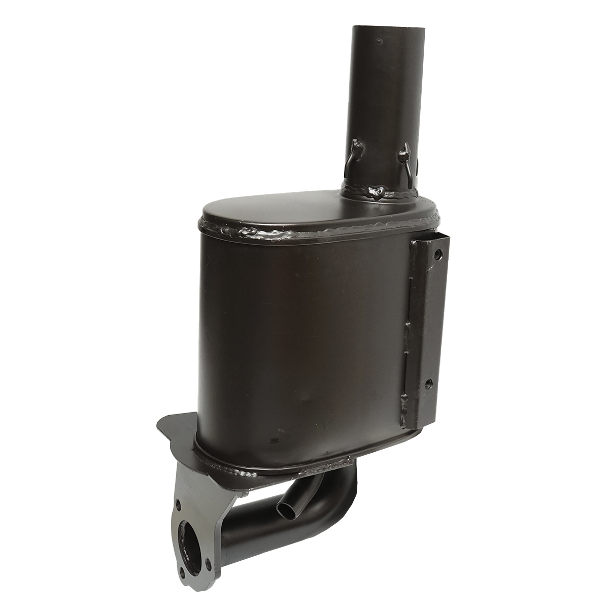 Amortizor toba esapament 240x150mm pentru JCB 3CXS-PC, 4CX-PC, 3CX, 215/3CX 15, 214e/3C 14, 215S/4CX 15, 214/3CX 14-PC, 3CX-T, 4CX, 3CXS OEM 128-H2997 – imagine 3