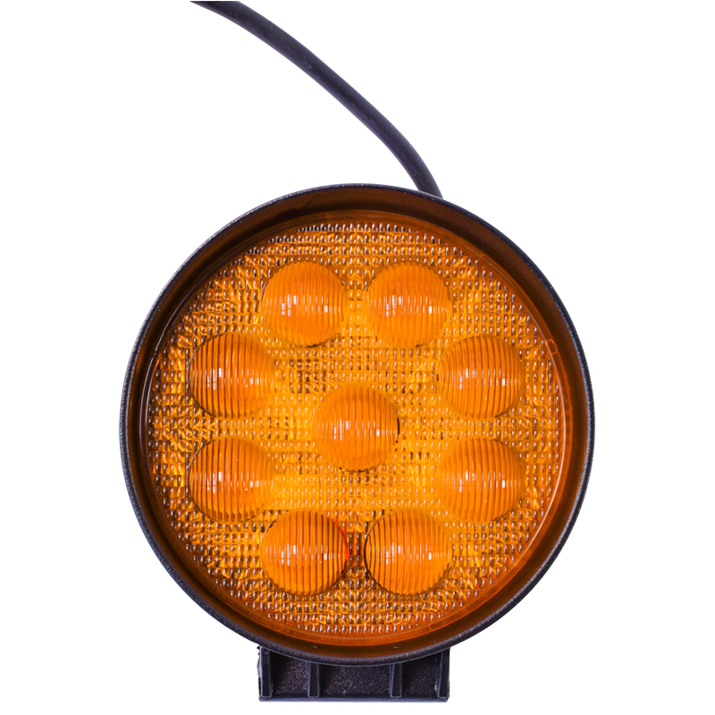 Lampa iluminat pentru ceata cu 9 leduri 10-30V 27W - unghi radiere 60 de grade tip flood – imagine 3