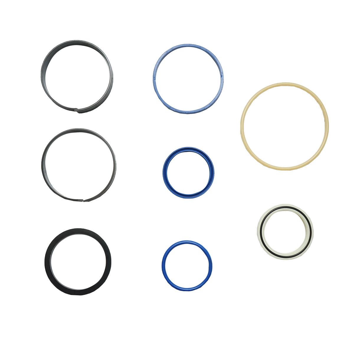 Kit reparatie cilindru hidraulic, corp fi 100mm si tija fi 60mm pentru JCB 3CX, 4CX OEM 991-10142
