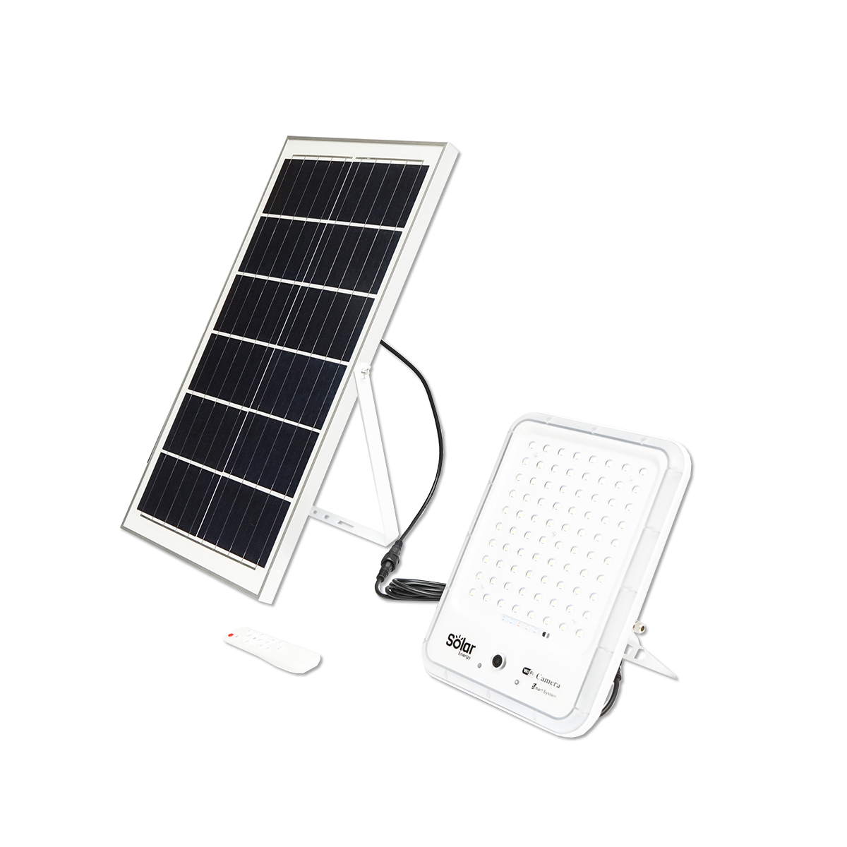 Lampa LED 20W cu camera CCTV 2 MP wifi si panou solar 35W, baterie 3,2V/30Ah – imagine 2