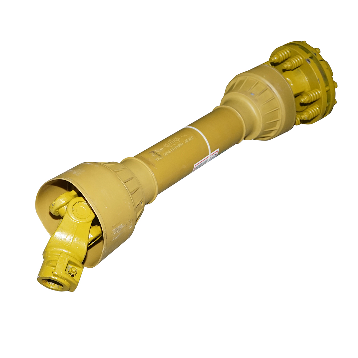 Cardan 850 mm T5 cu ambreiaj compus din 2 discuri cruce 30,2x80 (teava triunghiulara) 1 3/8 Z=6 – imagine 3