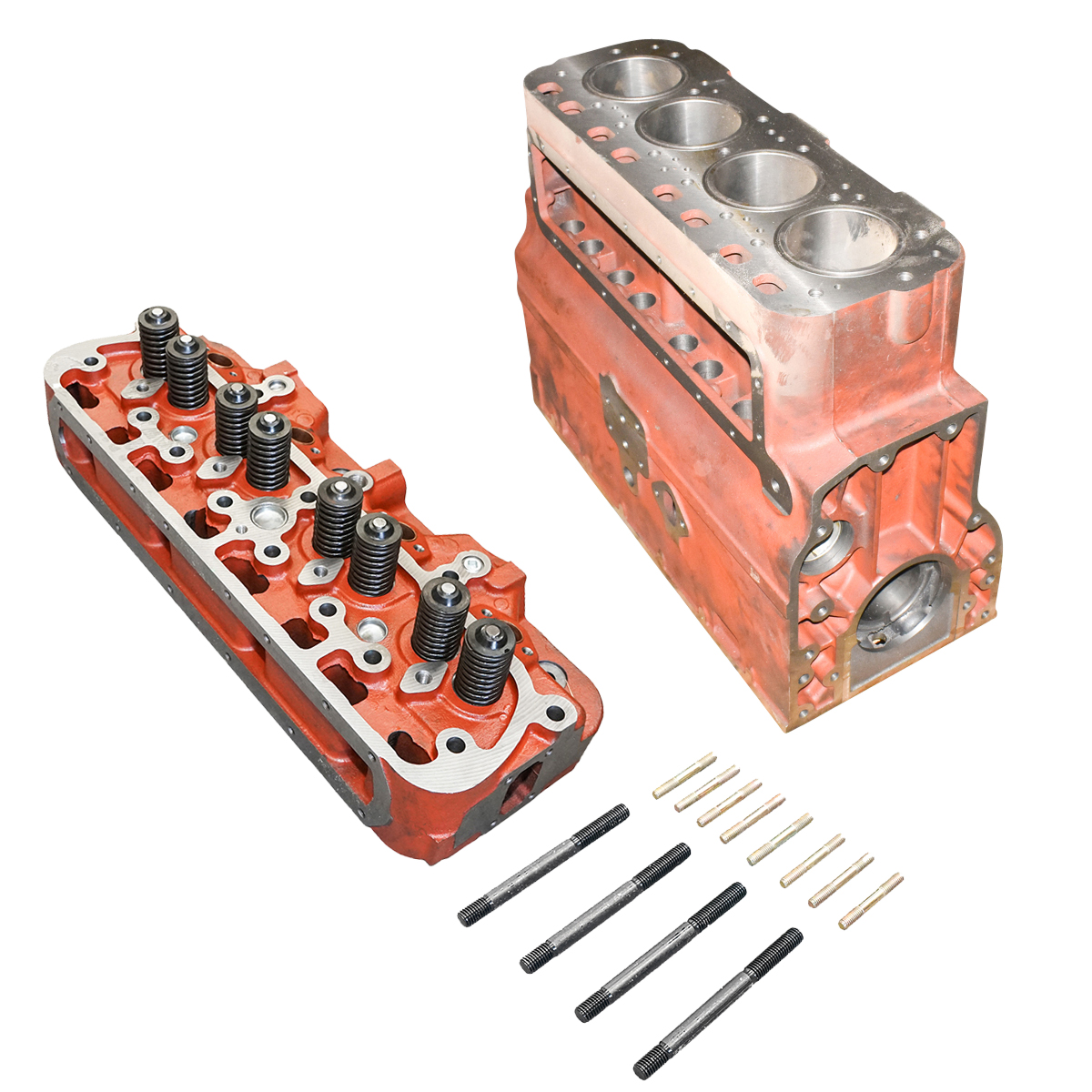 Bloc motor pe semering cu chiulasa asamblata pentru tractor UTB U-650 2402.01.0306 / 110.02.909
