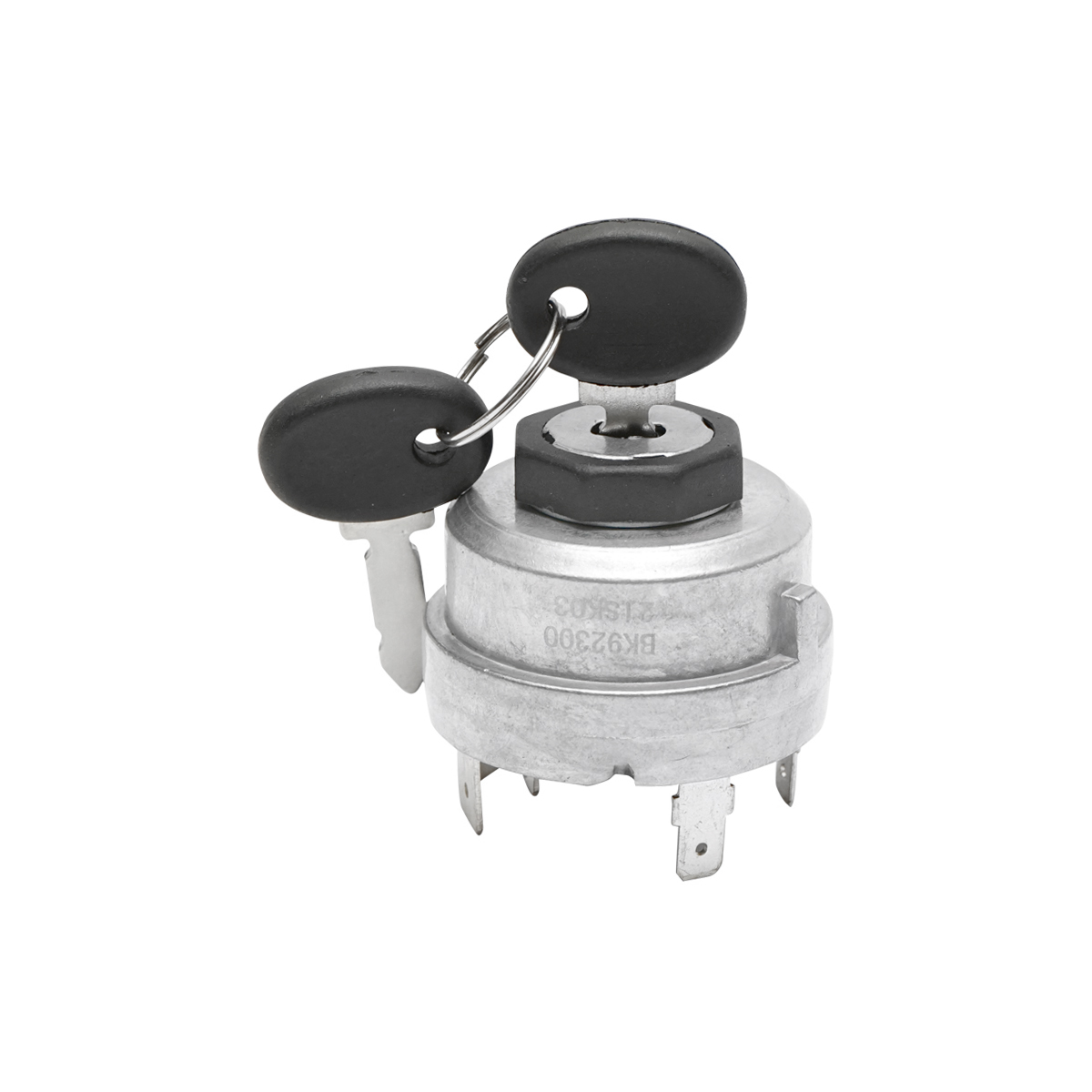 Contact pornire cu cheie, 12V, 7 pini, fi 50mm, filet de prindere fi 21mm pentru Fiat, Case IH