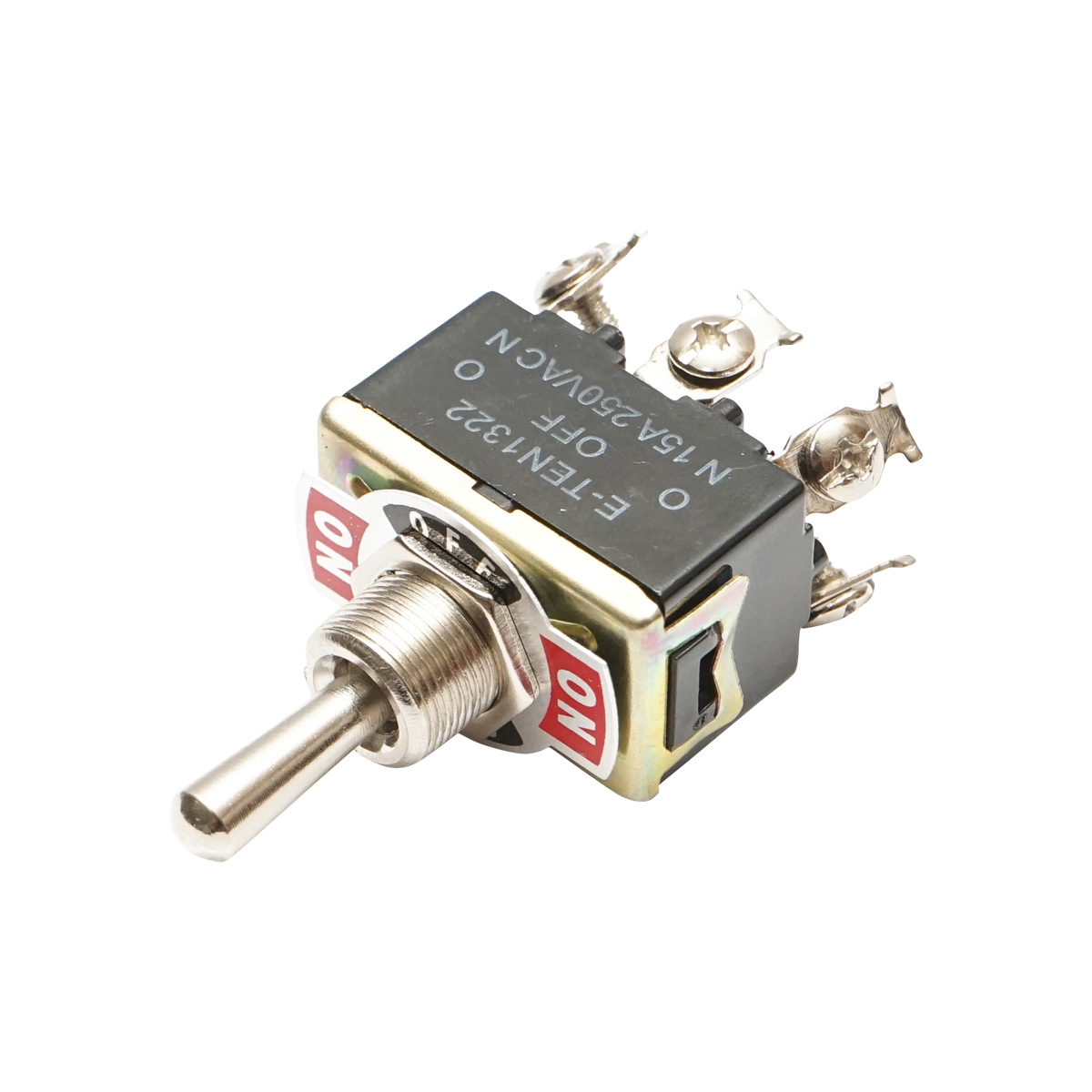 Intrerupator/comutator universal 12V/6-10A cu 4 pini, 34x20mm, filet de prindere fi 12mm Breckner Germany – imagine 2