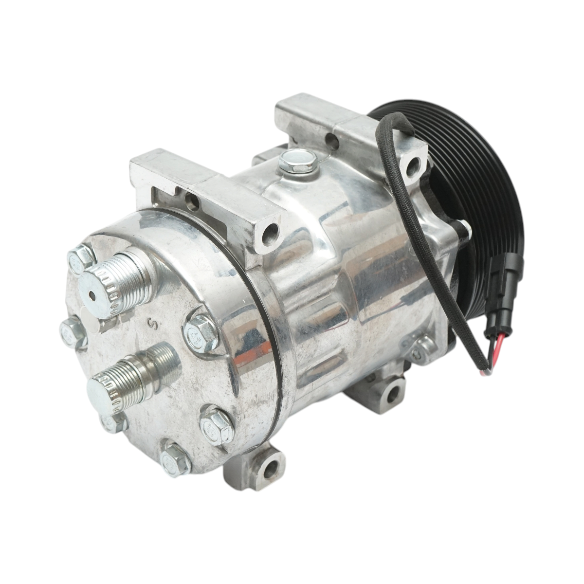 Compresor clima AC 12V New Holland, Case IH Z=10 cod OEM 87709773, 87300121, QP7H15-6020G – imagine 4