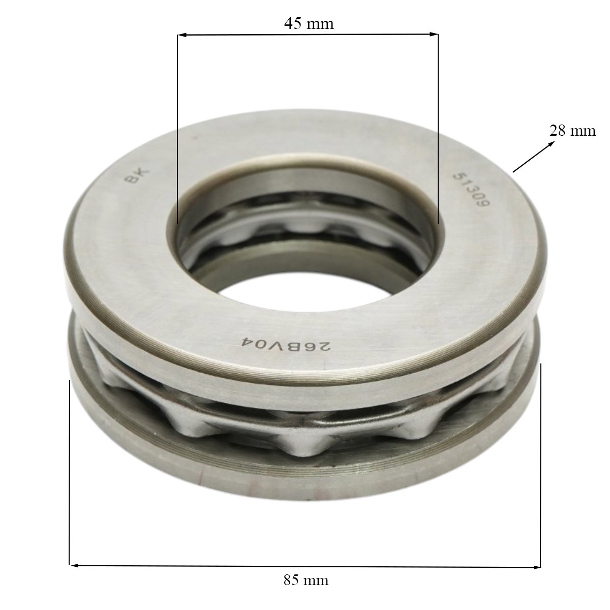 Rulment 51309 45x85x28mm – imagine 3