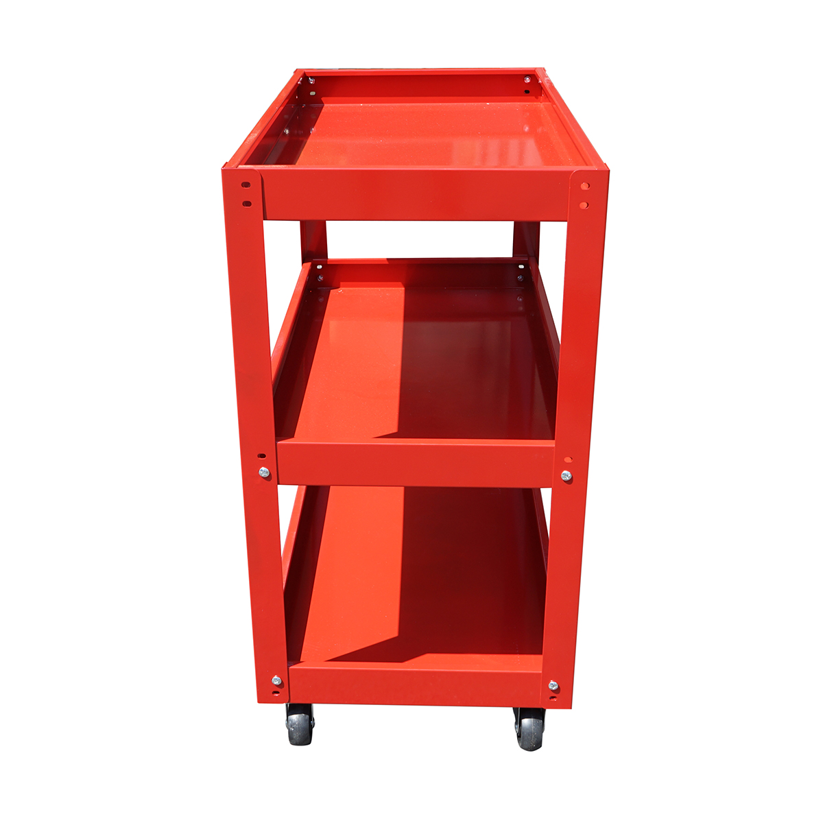 Carucior scule metalic pe roti cu 3 rafturi 760x710x355mm – imagine 5