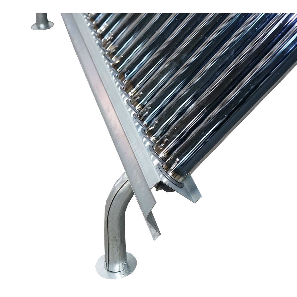 Panou solar nepresurizat inox cu 30 tuburi pentru apa calda, boiler 210L, 2020x2200x1820mm Breckner Germany – imagine 12