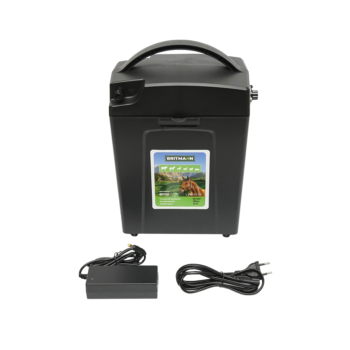 Aparat generator de impulsuri 0,7 Joule tensiune 12V gard electric Britmann