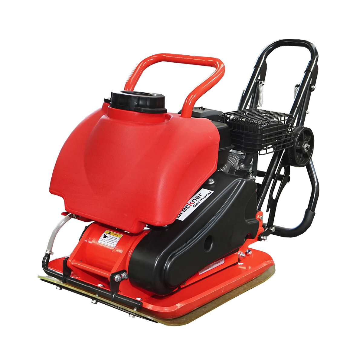 Placa compactoare C90-B cu suprafata de lucru 540x420mm, motor standard euro 5, 196CC/6.5CP, 5500 rot/min 80Kg cu rezervor apa Breckner Germany – imagine 11