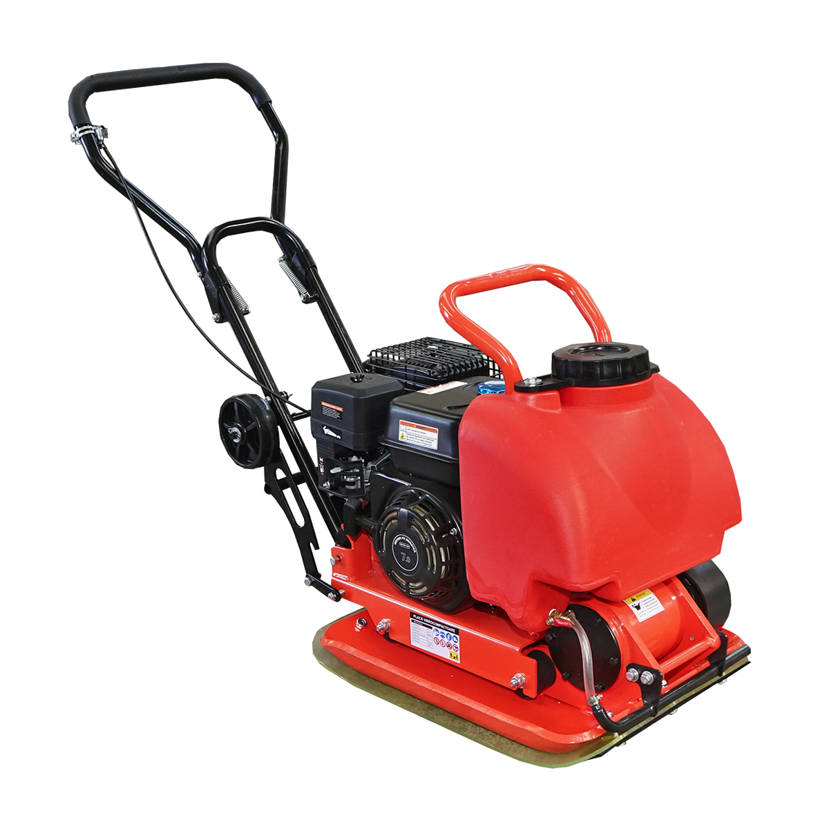 Placa compactoare C90-B cu suprafata de lucru 540x420mm, motor standard euro 5, 196CC/6.5CP, 5500 rot/min 80Kg cu rezervor apa Breckner Germany – imagine 3