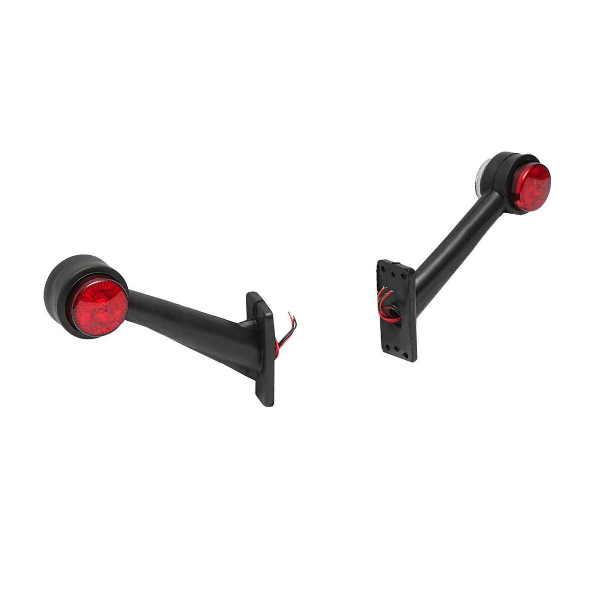 Lampi laterale de gabarit cu LED 12/24V, rosu-alb Breckner Germany – imagine 3