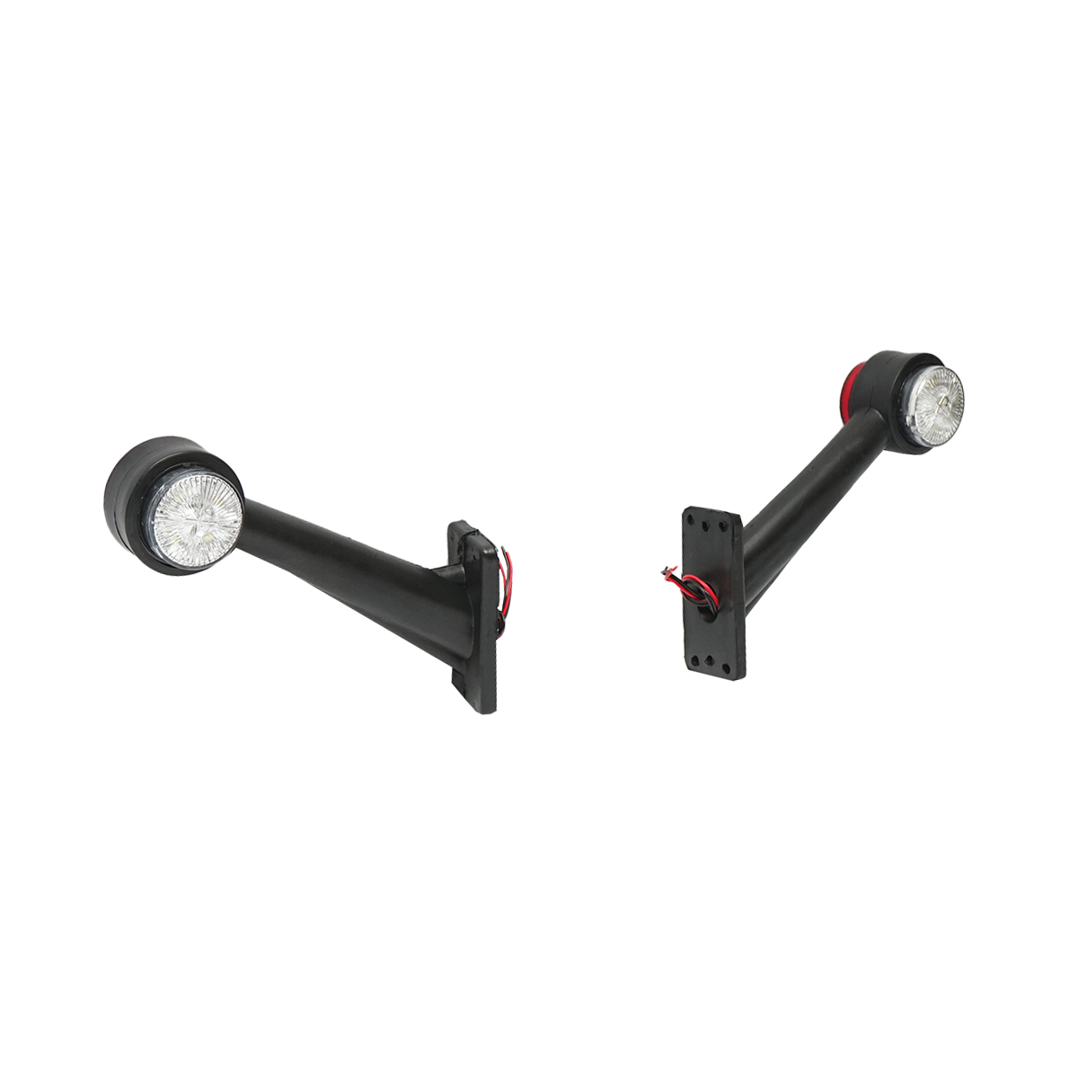 Lampi laterale de gabarit cu LED 12/24V, rosu-alb Breckner Germany – imagine 4