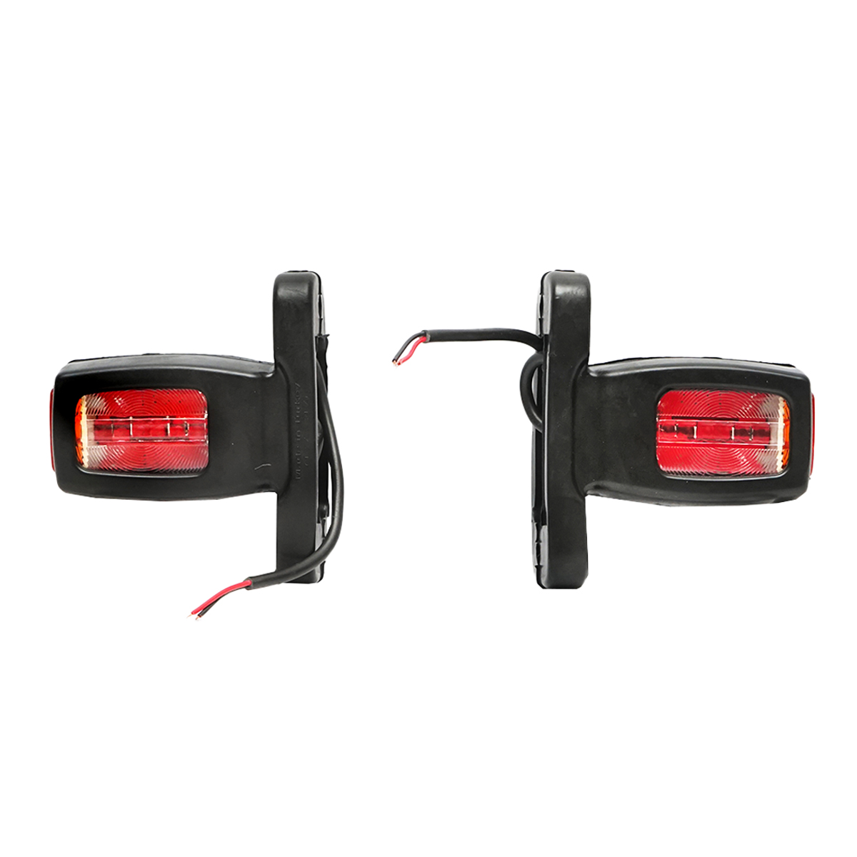 Lampa laterala de gabarit cu LED 12/24V, rosu-alb-galben