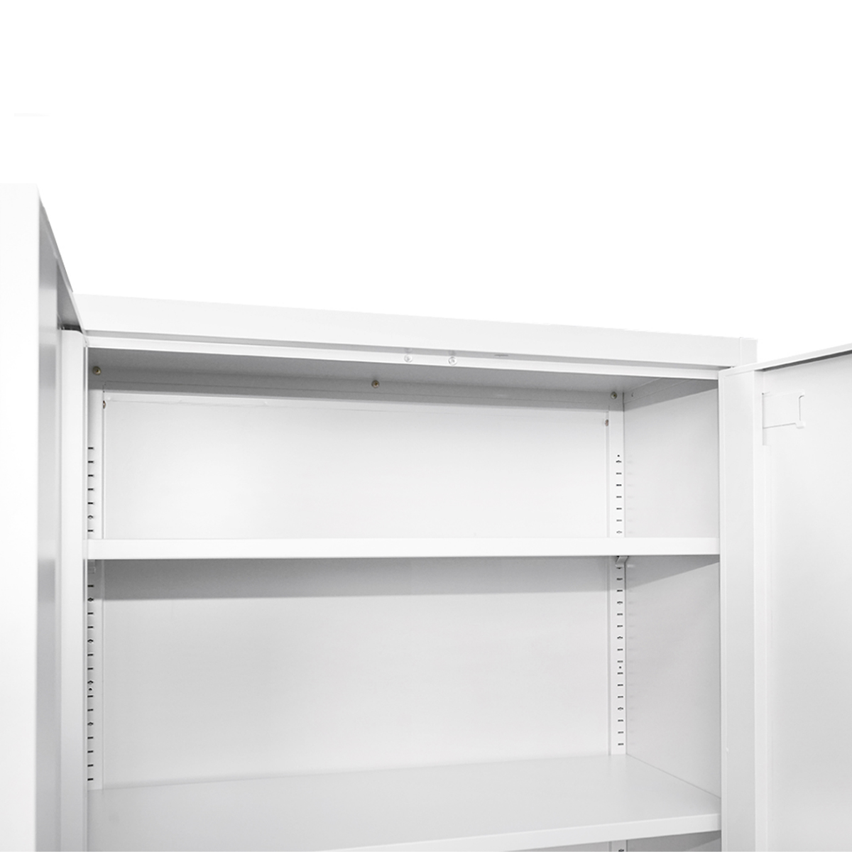 Dulap metalic fiset 1800x800x350mm cu 2 usi securizate, 4 polite, gri Breckner Germany – imagine 6