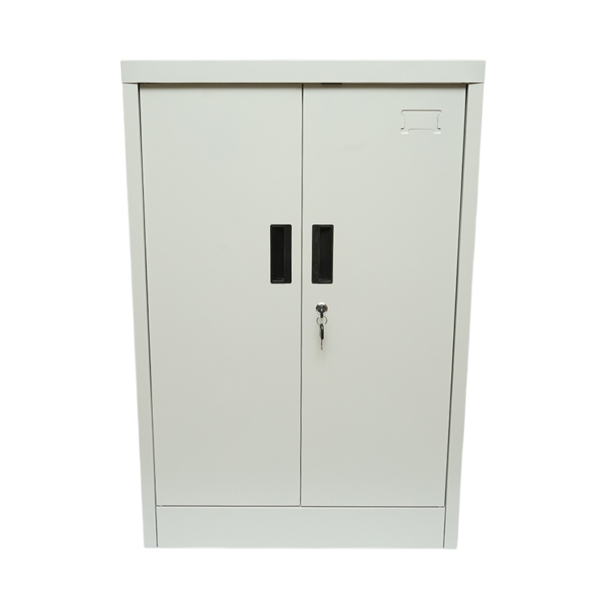 Dulap metalic fiset 600x400x900mm cu 2 usi securizate, 1 polita, gri Breckner Germany