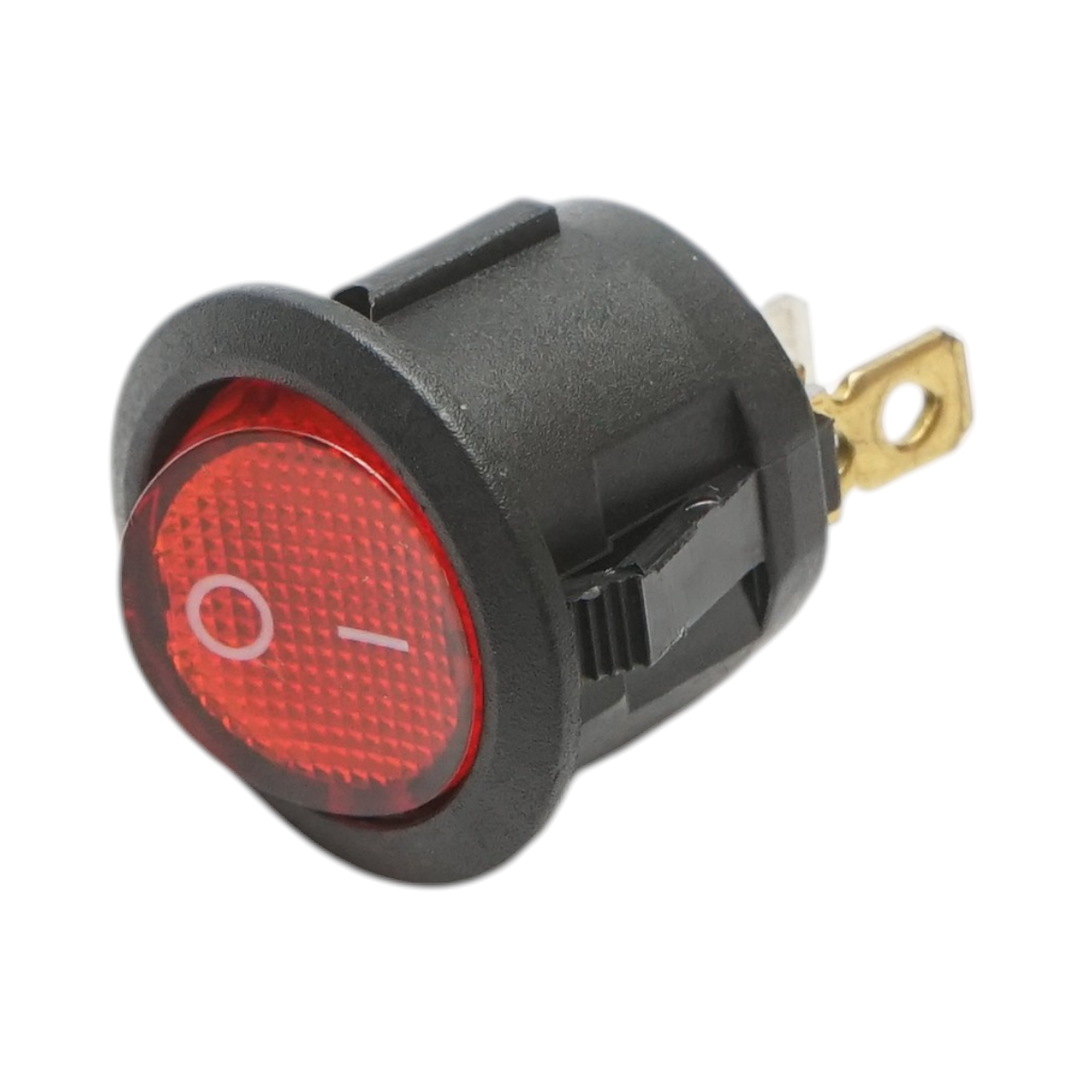 Buton intrerupator ON-OFF cu 3 pini 12V/10A, 250V AC/6A Breckner Germany – imagine 2