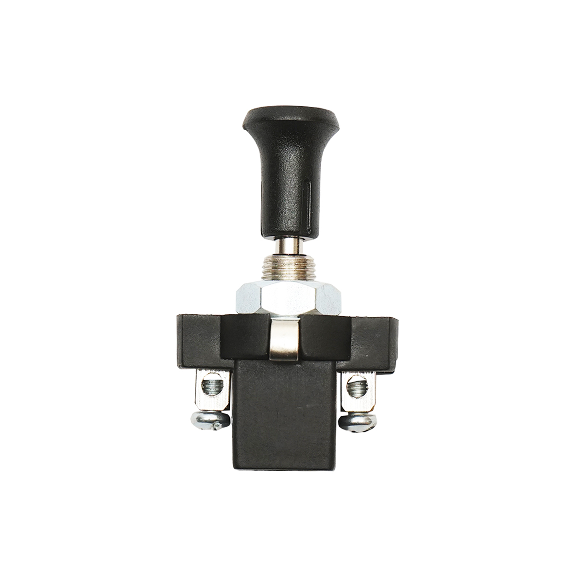 Intrerupator scurt on-off 12V/5A pull switch cu piulita prindere metalica Breckner Germany – imagine 3