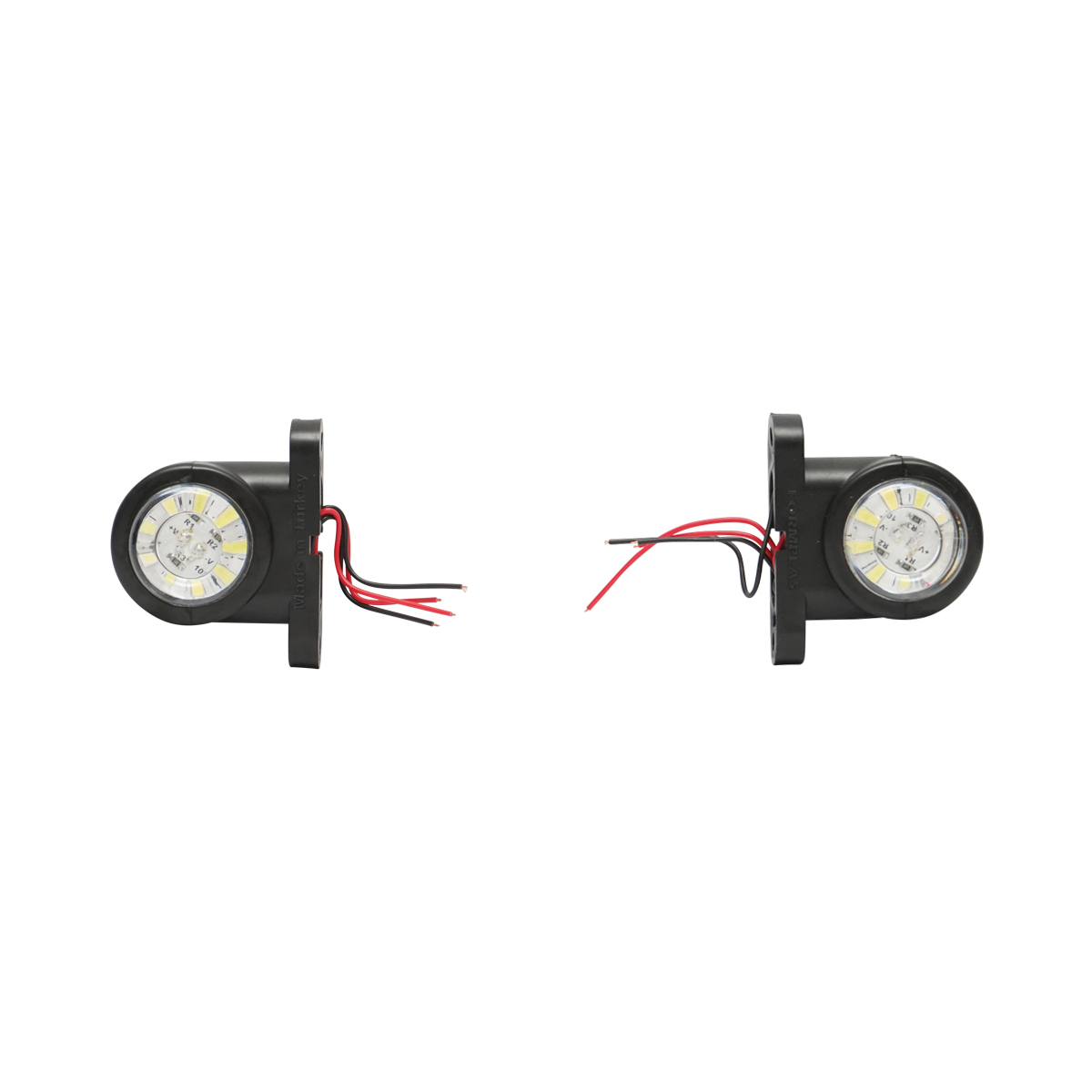 Lampi laterale de gabarit cu LED 12-24V, rosu-alb FR0102 Breckner Germany – imagine 2