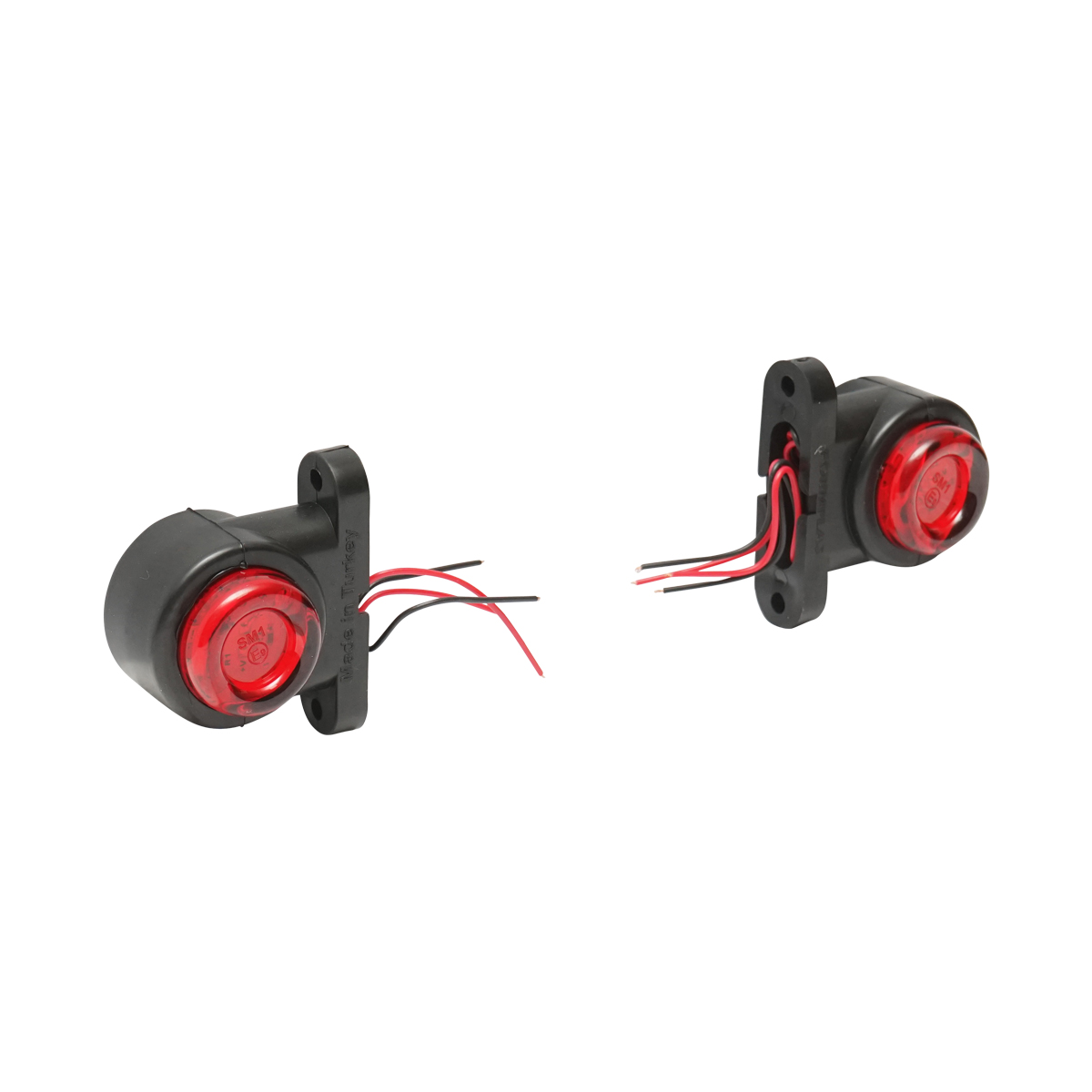 Lampi laterale de gabarit cu LED 12-24V, rosu-alb FR0102 Breckner Germany – imagine 3