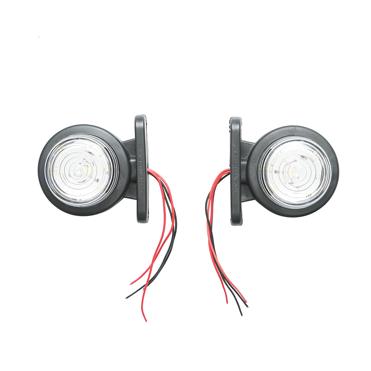 Lampi laterale de gabarit cu LED 12/24V, rosu-alb Breckner Germany