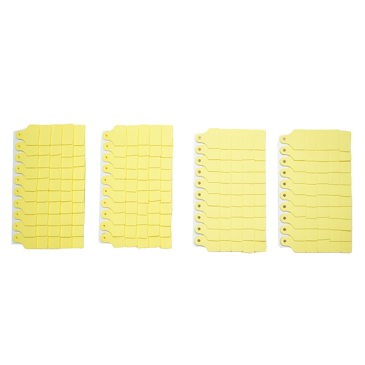 Set crotalii 50 buc. neinscriptionate galbene 31x43mm pentru oi Breckner Germany – imagine 3