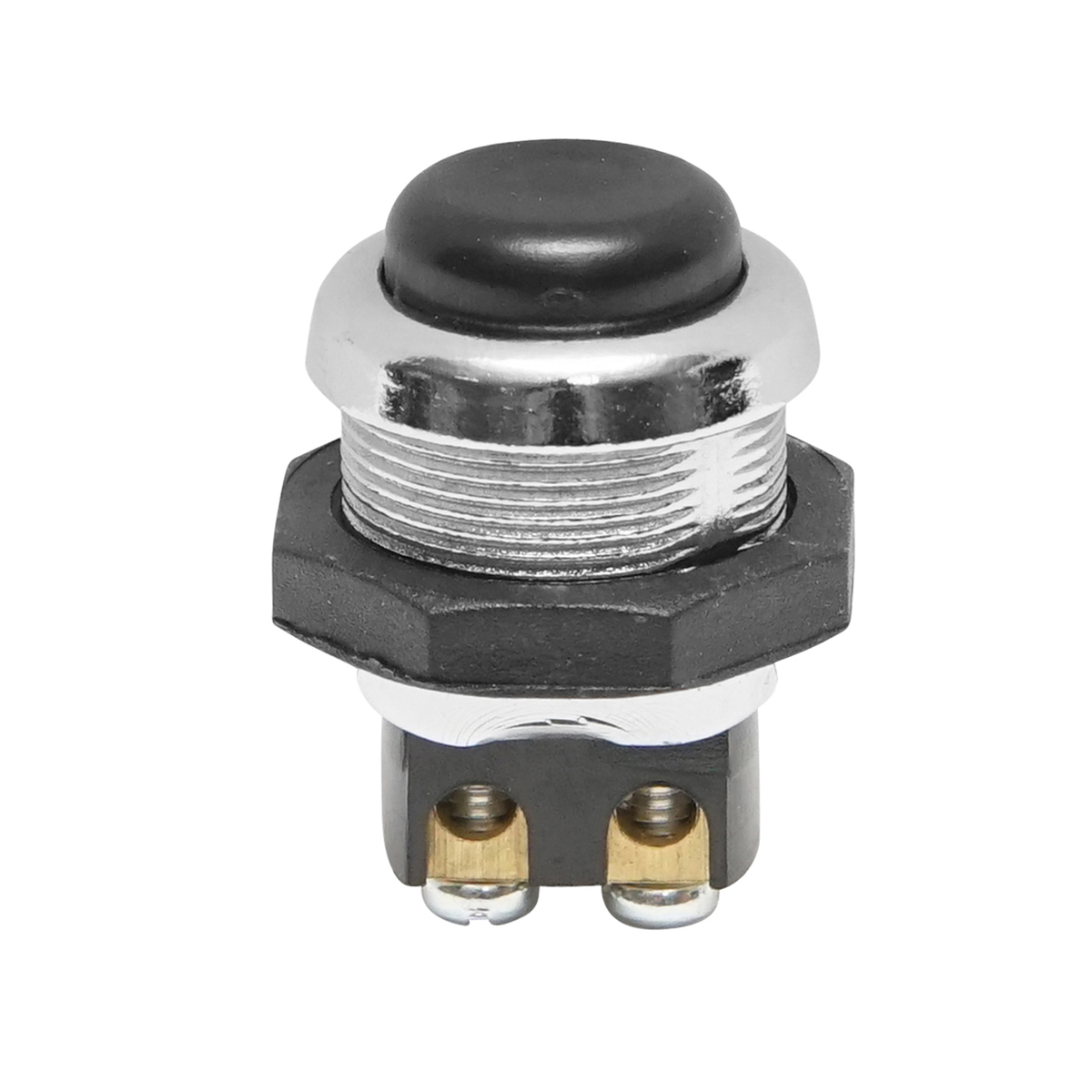Buton pornire metalic cu revenire 12-24V DC/10A, 125-250V AC/2A Breckner Germany