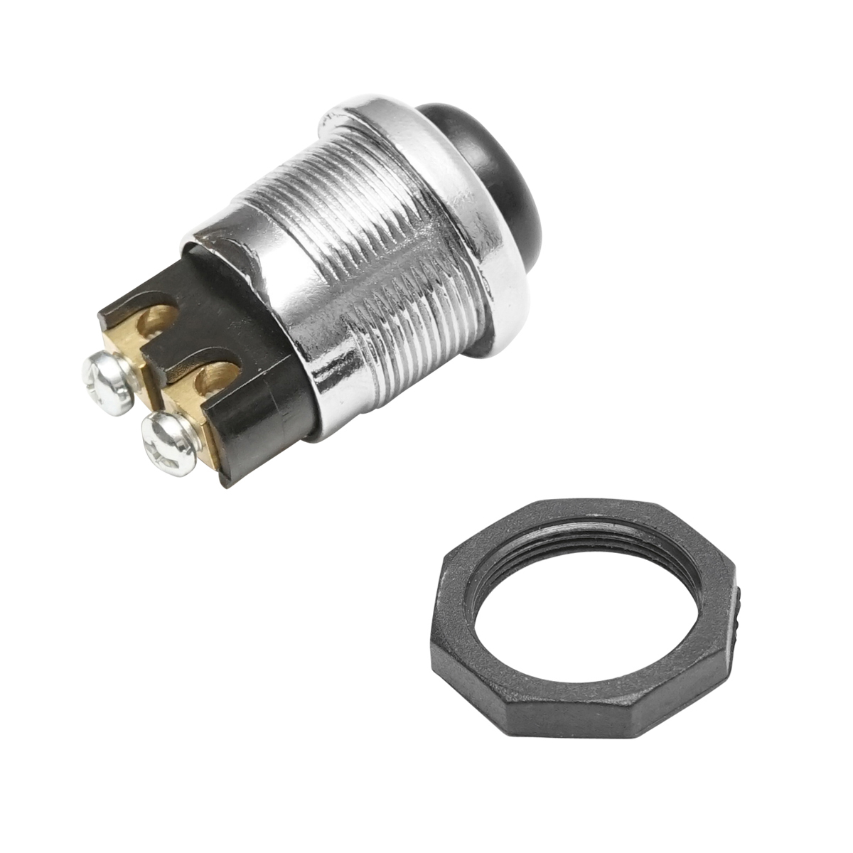 Buton pornire metalic cu revenire 12-24V DC/10A, 125-250V AC/2A Breckner Germany – imagine 4