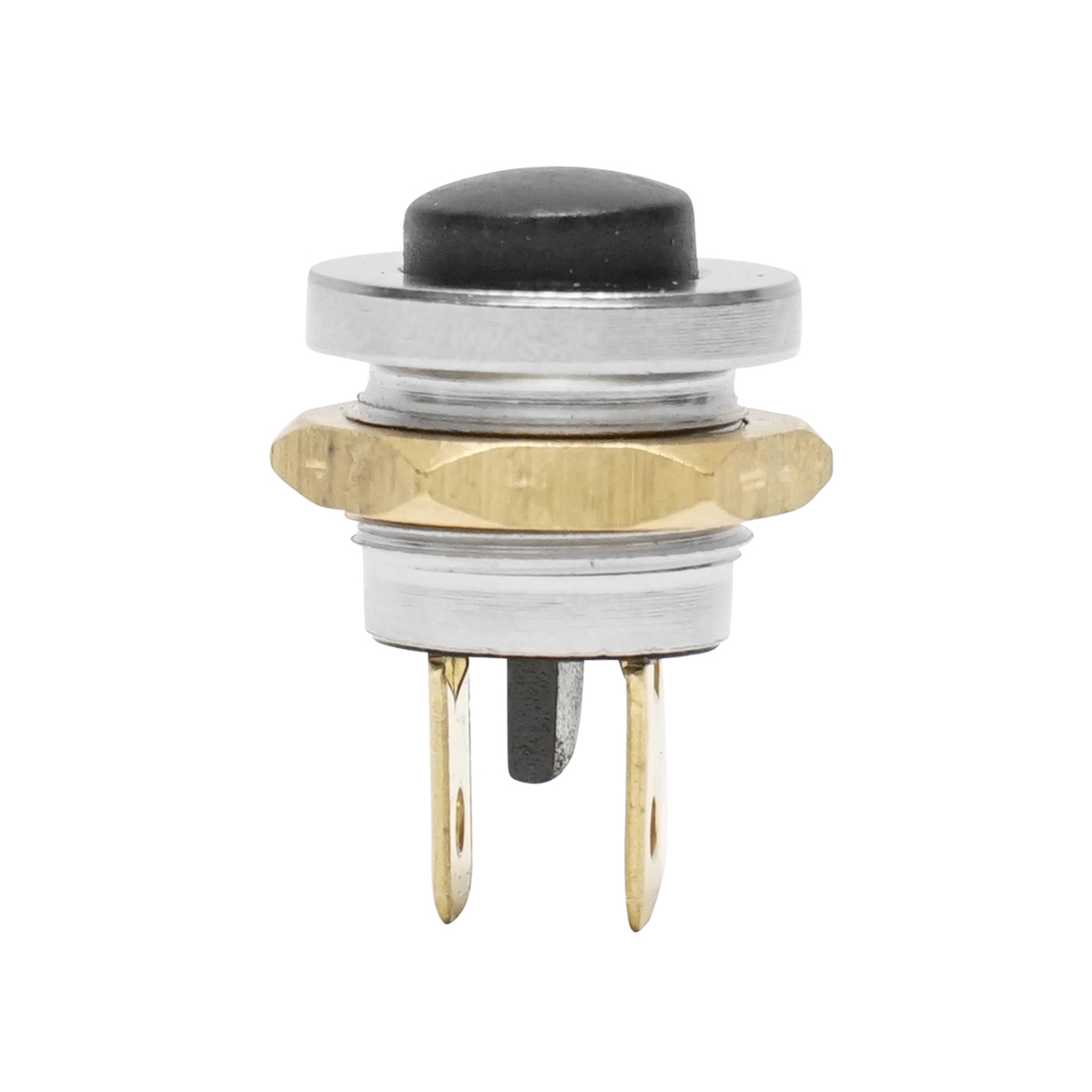 Buton pornire metalic cu revenire 12-24V DC/10A, 125-250V AC/2A Breckner Germany – imagine 2