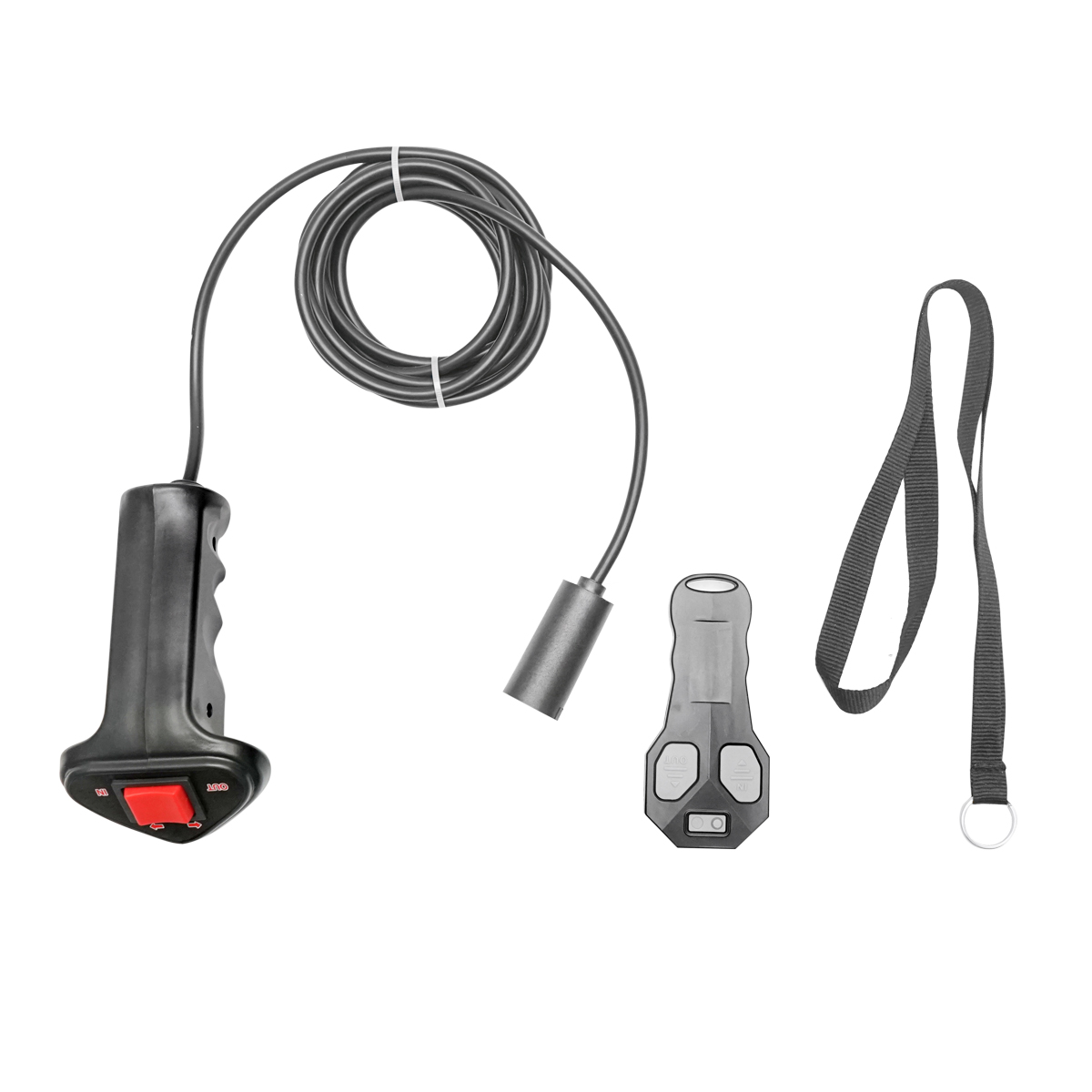 Troliu electric complet cu telecomanda, cablu otel, tensiune alimentare 12V, sarcina maxima 9T (20000lbs) – imagine 8